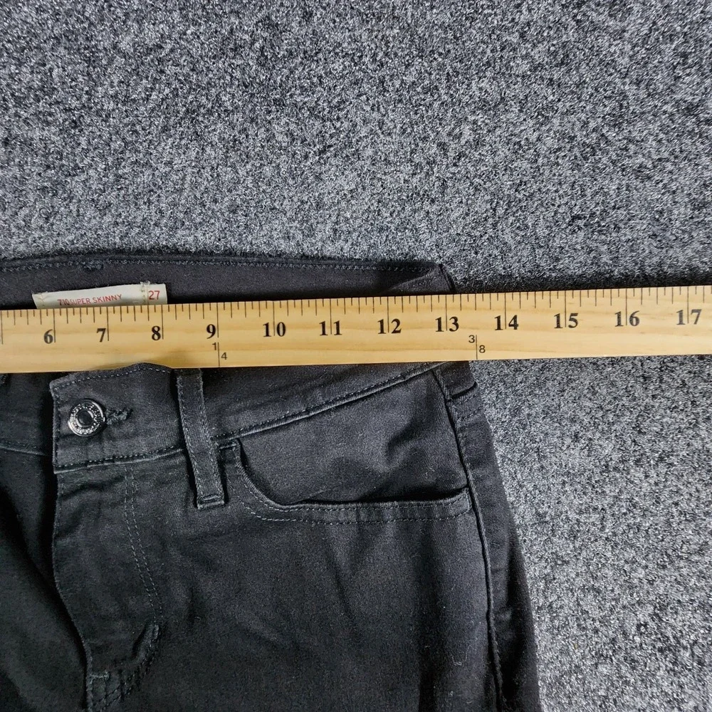 Lot 3 Levi's Jeans 1 720‎ & 2 710 Skinny Fit Women's Size 26/27 Black Gray